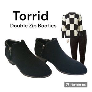 Torrid - Double Zip Booties